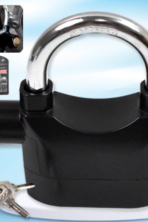 Plastic Body Waterproof Siren Alarm Smart Alarm Lock & 3 Keys (1 Set)