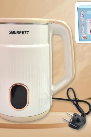 Double Wall Stainless Steel Electric Cordless Tea Kettle (1500W / 2.3 Ltr.)