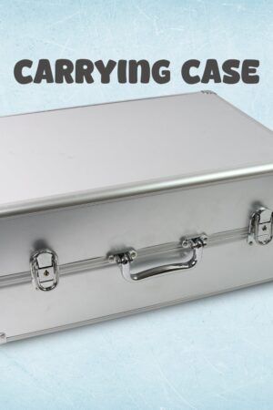 Aluminium & Wooden Multipurpose Portable Suitcase Travel Tool Box With 2 Keys For Lock (45×29×20 Cm / 1 Pc)