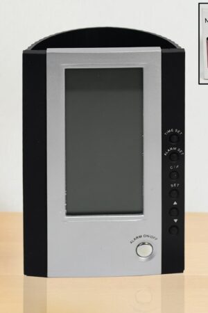 Multifunctional Pen Holder LED Pen Holder with LCD Digital Clock Pen Holder