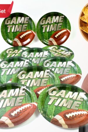 Round Plates Disposable Paper Plates  Happy Birthday, Gift (10 Pcs Set / Mix Design)