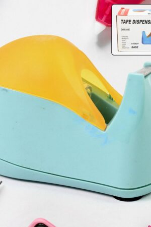 Plastic Tape Dispenser Cutter for Home Office use (1 pc)