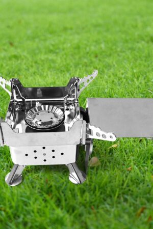 Mini Portable Square Camping Stove (1 Pc)