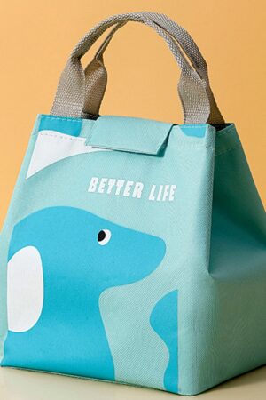 Lunch Box Bag for Women Men Insulated Lunch Bag With Zipper (1 Pc / Mix Design & Color)