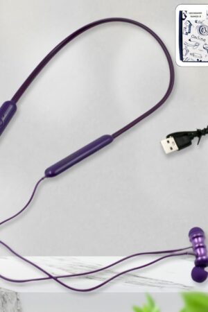 Bluetooth Headphone Neckband Sweat Resistant, Magnetic Earbuds (1 Pc)