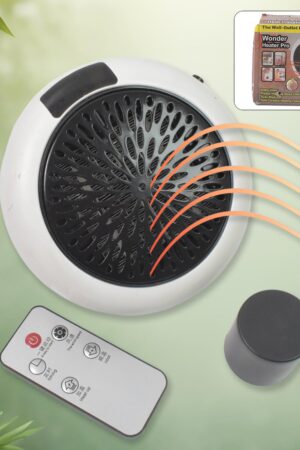 Room Heater LED Screen Portable Wall Heater (900W / 1 Pc / With Remote)