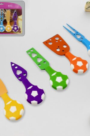 Football Soccer Cheese Knife Set (5 Pcs Set)
