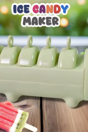Plastic Ice Candy Maker 4 Compartment / Grid Kulfi Candy (1 Pc)