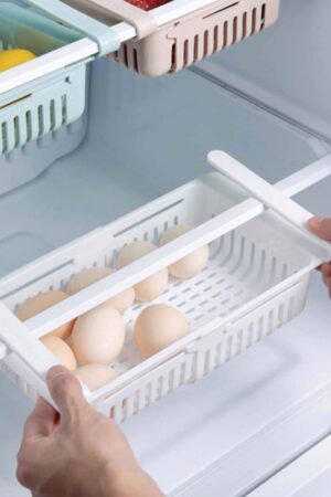 Expandable Adjustable Multipurpose Fridge Storage Basket (1 Pc)
