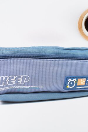 Pencil Pouch With Zipper, Students Pencil Case Large Capacity, Makeup Pouch, Stationery Bag (1 Pc / 2 Compartment)