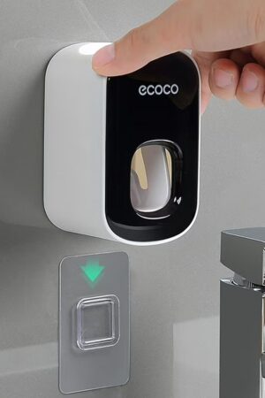 ABS Automatic Toothpaste Dispenser Space Saving for Home Bath Accessory (1 Pc)