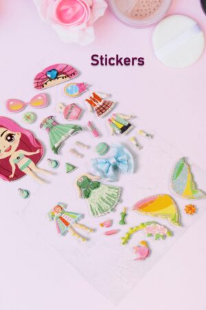 Multipurpose Adhesive 3D Stickers (1 Sheet /15×10 Cm)
