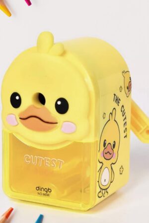 Plastic Cutest Duck Pencil Sharpener (1 Pc)
