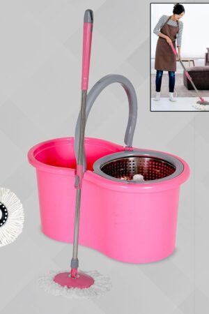 Easy Cleaning Mop with Bucket, for Floor Cleaning, 360° Spin Floor Cleaning (1 Set / Mix Color)
