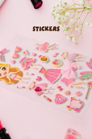Multipurpose Adhesive 3D Stickers (1 Sheet /15×10 Cm)