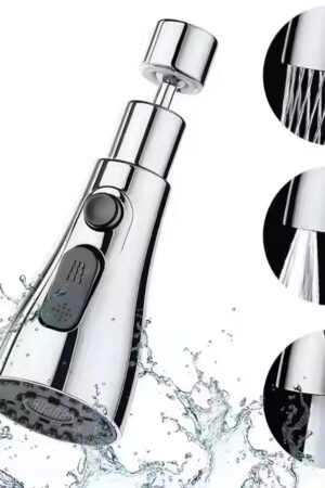 Kitchen Faucet 3-Function Pull Down Sink Sprayer (1 Pc)