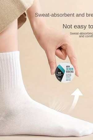 Portable Disposable Socks Outdoor Compression Travel Sock (1 pair)