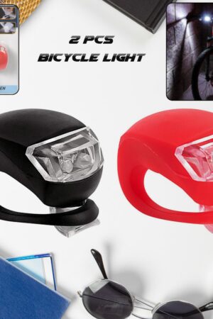 Silicone LED Bike Light Set (2 Pcs Set)
