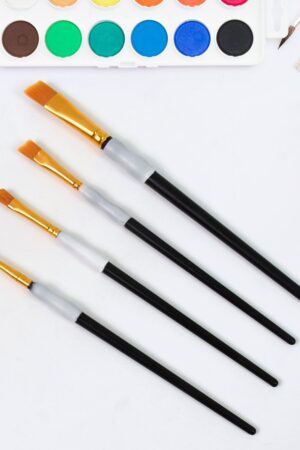 Premium Paint Brushes, Watercolor Acrylic Paint Brushes (4 Pcs Set)