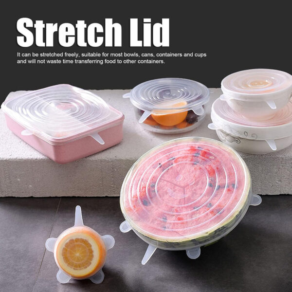 Silicone Food Cover Stretch Lids - Image 3