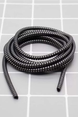 Metallic Finish Cable Spiral Protector / Wire Repair / Pet Cord Protector / Headphone Saver, Cable Wrap / Cover for Mac Charging Cable