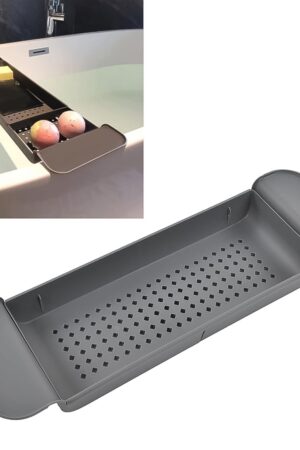 Retractable Bath Caddy, Retractable Bathtub (78 Cm Long Adjust / 1 Pc / With White Box)
