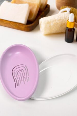 Plastic Soap Dish with Drain, Soap Holder Double-layer (1 Pc)