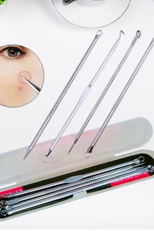 Blackhead Remover, 4-in-1 Stainless Steel Pimple Extractor Tool (1 Pc)