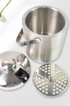 Stainless Steel Ice Buckets with Lid (1.3 Liters Approx)