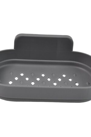 Plastic Soap Dish Holder for Bathroom Shower Wall Mounted Self Adhesive (1 Pc)