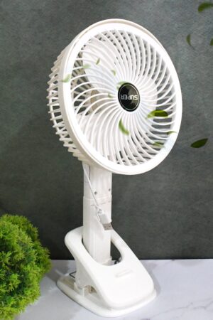 Multifunctional USB Desk Fan Clipped Fan / Plug & Play Fan (1 Pc / With Brown Box / On / Off Switch Not Provided)