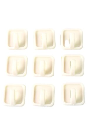 Adhesive Hooks for Wall Hanging Clothes Strong Adhesive Hooks (9 pcs Set)
