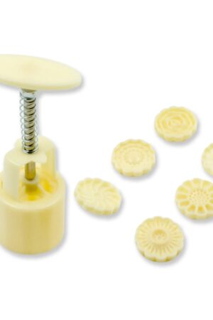 Mooncake Mold with 6 Stamps (1 Set)