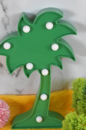 LED Night Light Coconut Tree Light Romantic Table Lamp (1 Pc / Battery Not Included)
