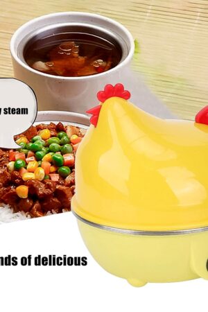 Electric Egg Boiler, Chicken Shaped Egg Kettle / Cooker (1 Pc)