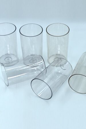 Ganesh Classic Plastic Glass Set of-6 (Each Glass 350ml)
