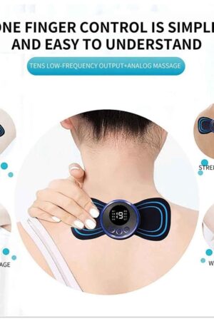 Portable USB Neck Massager Electric Neck Massager Automatic Massage Enhancer Mini Cervical Massager EMS