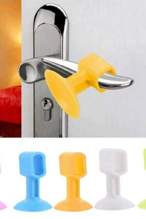 Self-Sucking Silicone Door Stopper (5 Pcs Set)