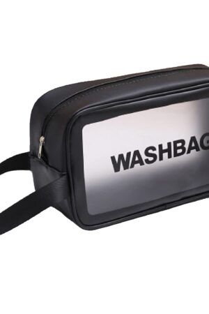 Medium Zippered Cosmetic Pouch, Toiletry Bag for Cosmetics (1 Pc)