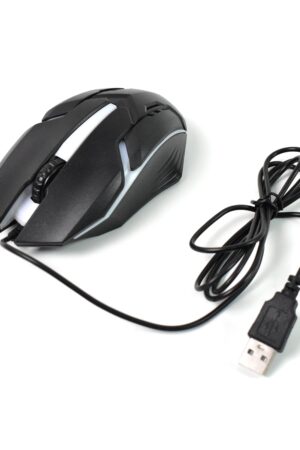 USB Wired Mouse, Ergonomic Design Gaming Mouse  (1 Pc)