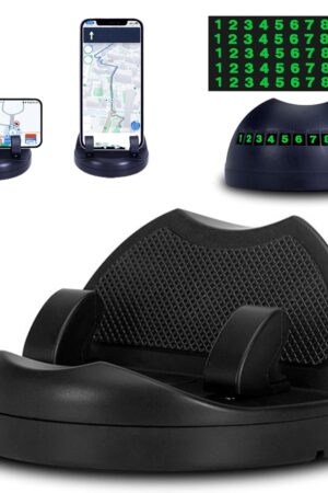 2 in 1 Car Anti-Slip Mat, Phone Holder Non Slip Sticky Phone Mount Holder (1 Set)