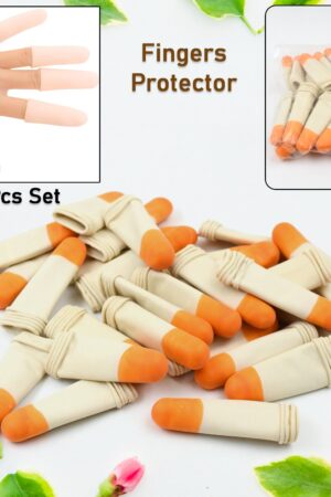 Finger Caps, Silicone Finger Protectors Sleeves (Finger Cots / 145 Pcs Set Approx)
