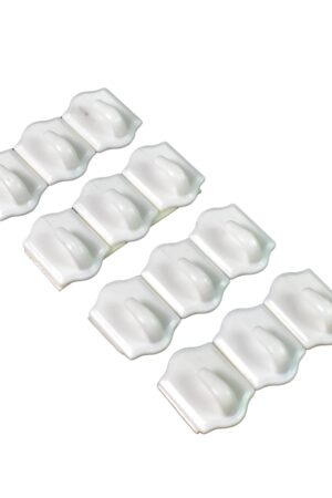 Small Adhesive Hooks for Wall Hanging Adhesive Hooks (12 pcs Set)
