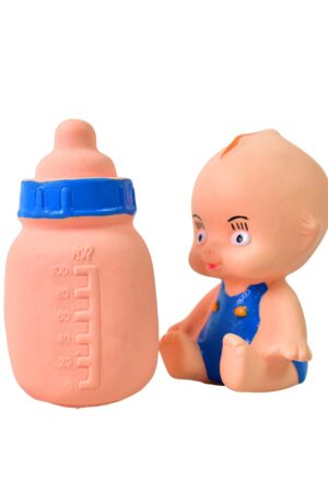 Baby And Bottle Squeeze Chu Chu Fun Toy (2 Pcs)