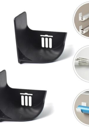 Trash Bag Holder, Wall Mounted Trash Bags Storage Rack (1 Pair)