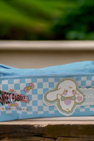 Pencil Pouch With Zipper, Students Pencil Case Large Capacity, Makeup Pouch, Stationery Bag (1 Pc / 2 Compartment)