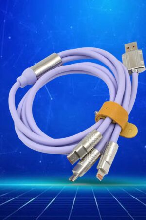 3 in 1 Multi Super Fast Charging Cable (1 Pc / 2 Mtr.)