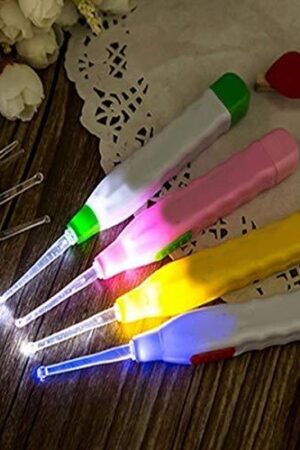 LED Flashlight Earpick with Tweezer