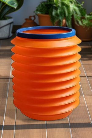 Foldable Storage Bucket, Water Container & Dustbin Multiuse bucket ( red )