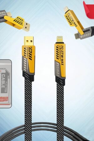 4 in 1 Charging Cable 65W Cable (1 Pc / 1 Mtr.)